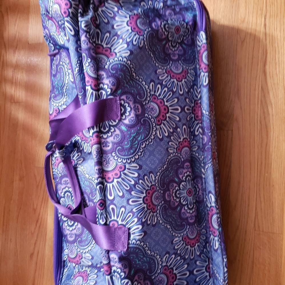 Vera Bradley rolling duffle
